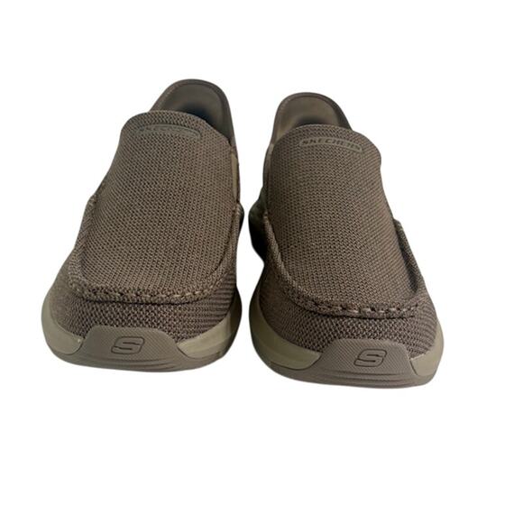SKECHERS Parson Ralven Slip On Men Taupe Shoe | 10.5 - Picture 2 of 7